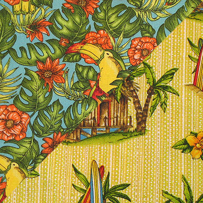 ·Fabric Collection· Huts and Toucans